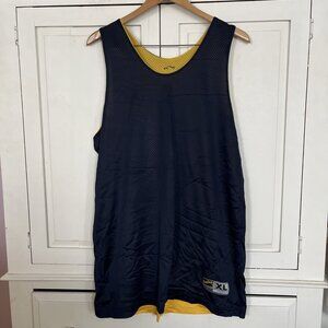 Eastbay Basketball Practice Jersey Nylon Mesh Size XL Navy Yellow